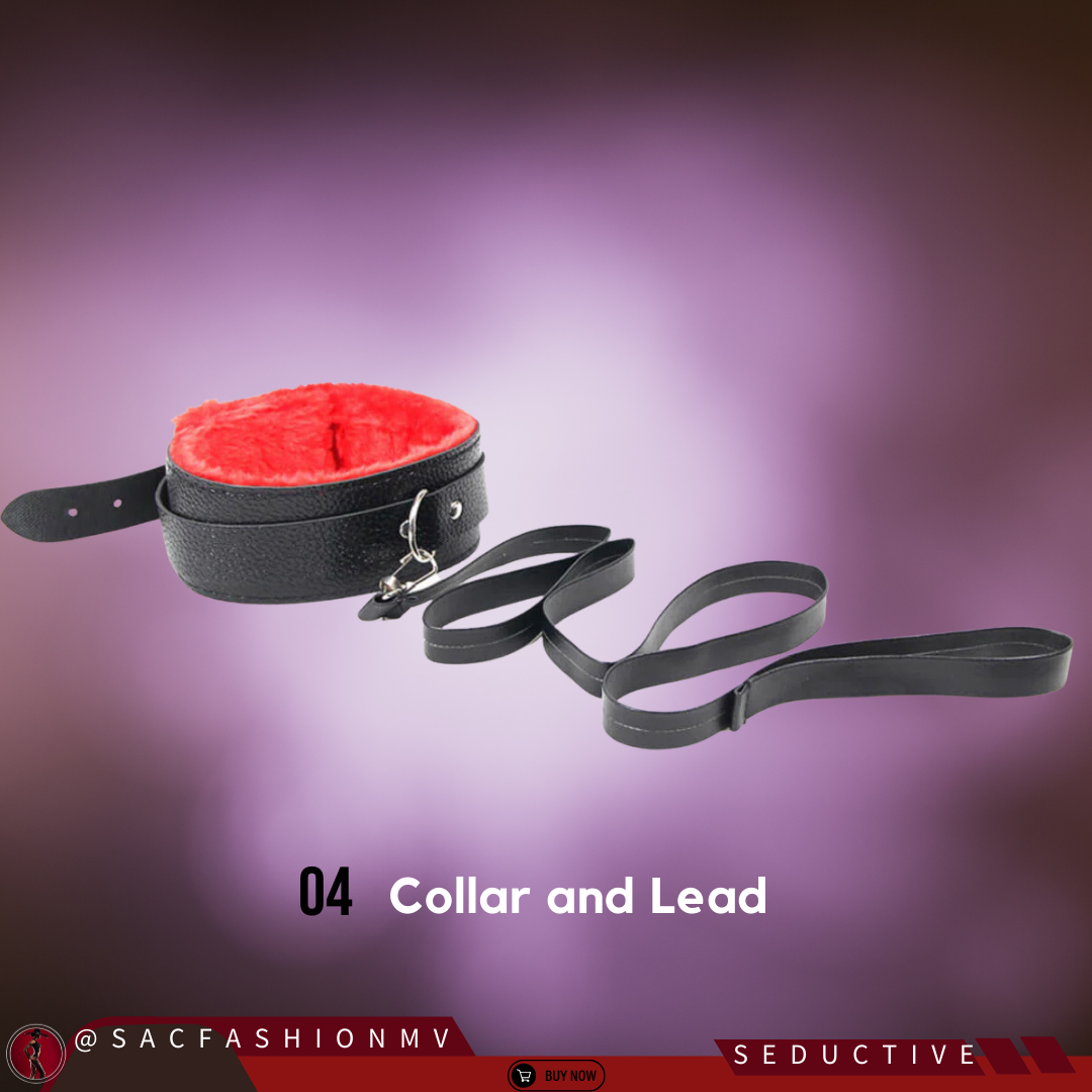 Heat Of The Passion Restraint Kit - Red & Black
