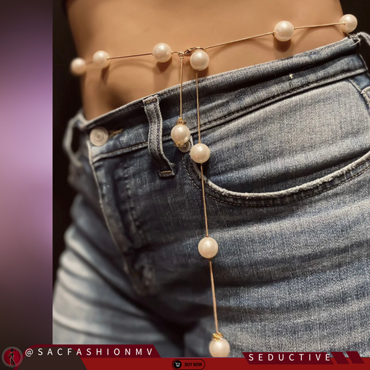 Gold Perle Belly Chain